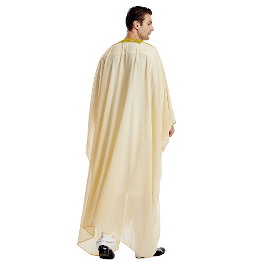 Title 7, Mens Arabic Embroidered Robe Long Sleeve Tasse...