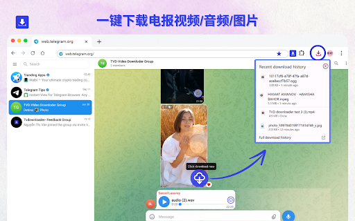 电报视频下载器(含隐私視頻)