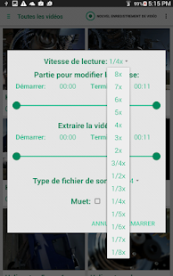 Fast & Ralenti outil vidéo Capture d'écran