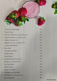 Juice Forest menu 2