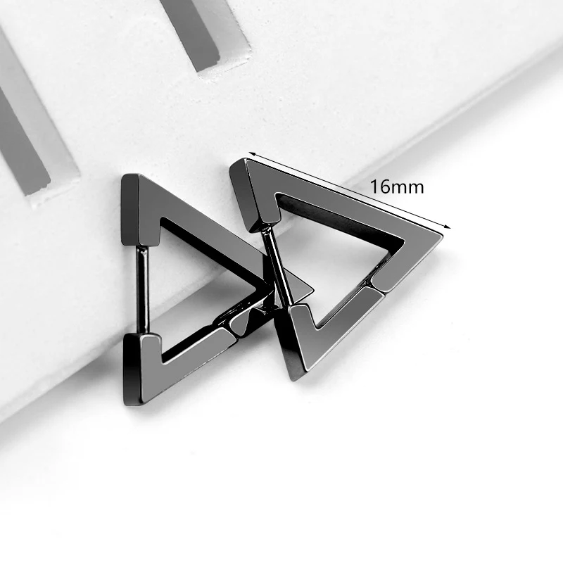 Modische Ohrringe aus Edelstahl mit geometrischem Design und Persönlichkeit. Trendige Statement-Ohrringe für Ihren individuellen Look.