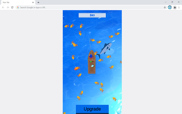 Crazy Fishing Hyper Casual Game chrome extension