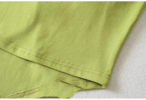 Title 6, Womens Retro Drawstring Camisole Triangle Hem