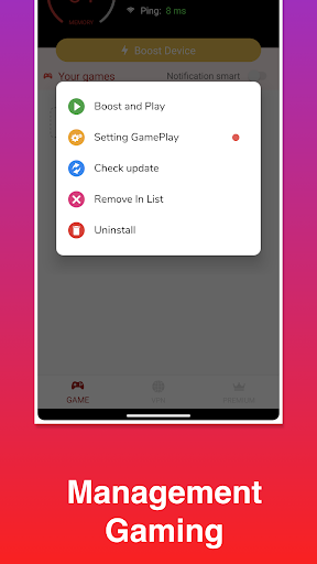 Screenshot GameBox Booster