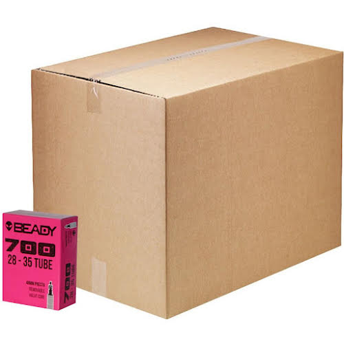 Beady Standard 48mm Presta Tube 700x28-35c Box of 50