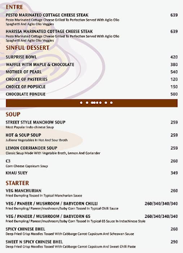 Pepper Fry menu 