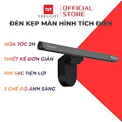 Đèn Kẹp Màn Hình Yeelight Tích Điện Ylodj - 0027, Pin Sạc Dung Lượng 1800Mah, 3 Chế Độ Ánh Sáng Ngăn Cản Ánh Sáng Xanh