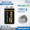 Pin Sạc 9V Lithium Boston Cổng Sạc Trực Tiếp Micro Usb - Pin Micro, Đồng Hồ Đo Điện, Máy Nghe Nhạc, Đèn Pin, 