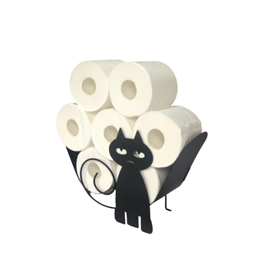 Title 1, Cat Shape Kitchen and Bathroom Tissue Paper Sto...