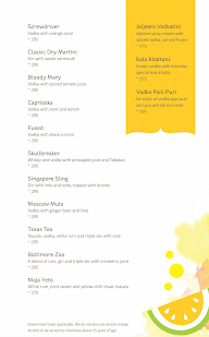 The Yellow Chilli menu 7