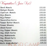 Food Camp menu 6