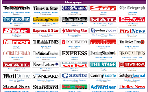 United Kingdom's All Newspapers Online