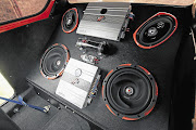 SPACE SAVER: The Kenwood sound system has replaced the back seat