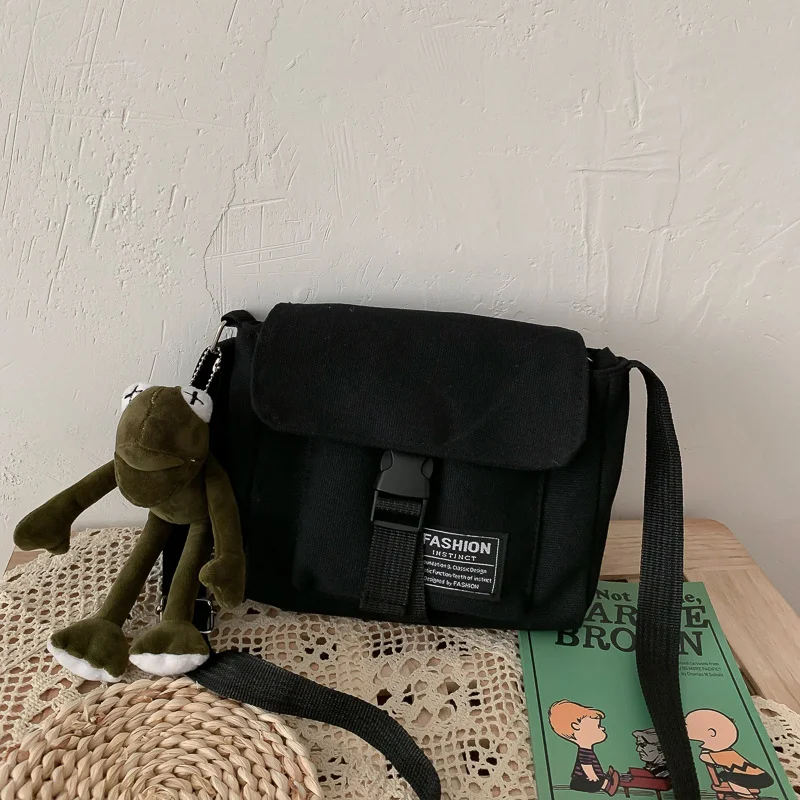 Literair Kleine Messenger Bag Hong Kong Trend Heren en Dames. De perfecte tas voor boeken, dagelijks gebruik en een trendy look.