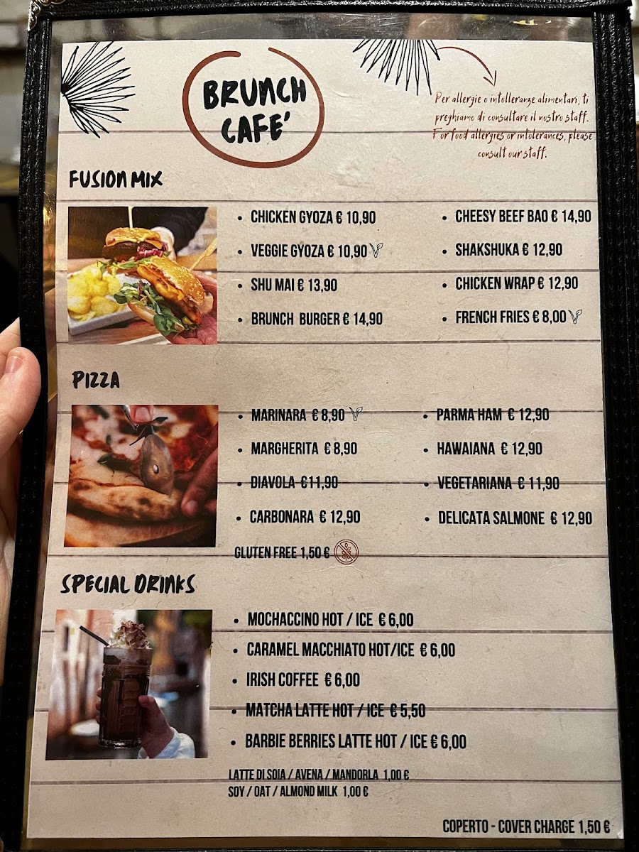 Brunch Cafe gluten-free menu