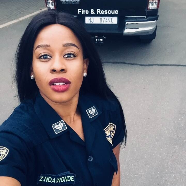 Zinhle Ndawonde pose for a selfie at her work place in Durban on January 13 2020.