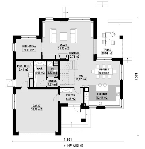 E-149 - Rzut parteru