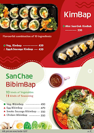 Mr K Korean Ramyun Cafe menu 1