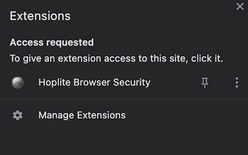 Hoplite Browser Security