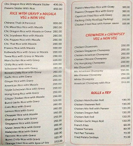 Hookah Chinese Fastfood menu 5