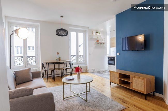 Location meublée appartement 2 pièces 48 m² à Paris 19ème (75019), 2 357 €