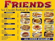 Friends Shawarma menu 1