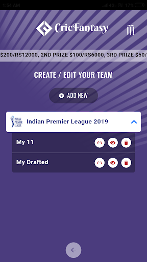 Télécharger CricFantasy APK MOD (Astuce) screenshots 3