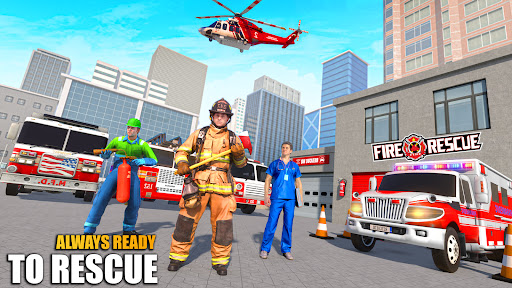 HQ Firefighter Fire Truck Game