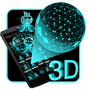 3D Dynamic Hologram Projection Launcher Theme  Icon