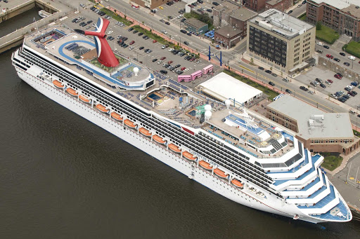 Carnival Glory in St. John, Canada, just northeast of Maine. 