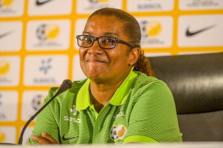 Banyana Banyana coach Desiree Ellis during the Banyana Banyana AFCON squad announcement at SAFA House on November 08, 2016 in Johannesburg.