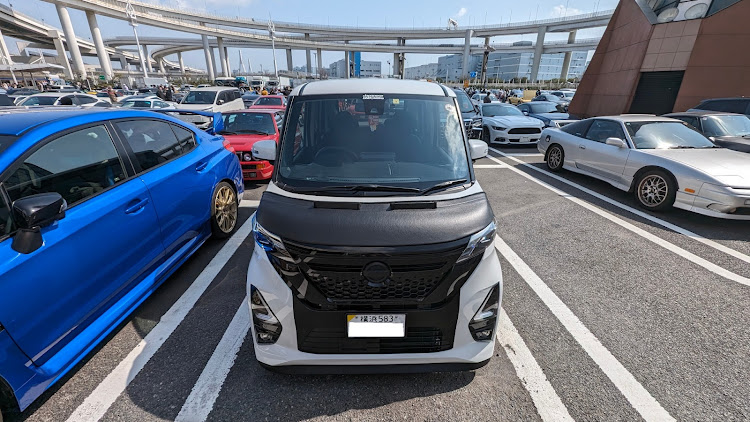ルークス ハイウェイスター ターボのいつもいいね＆コメントありがとうございます・大黒PA・休日出勤・ドライブ・白の汚れは命取りに関するカスタム事例の投稿画像6枚目