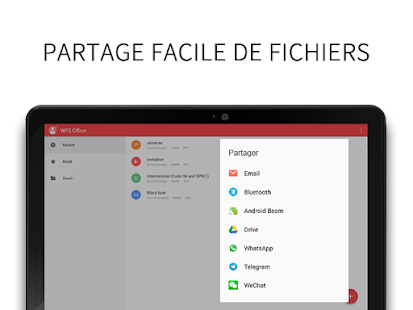  WPS Office + PDF – Vignette de la capture d'écran  