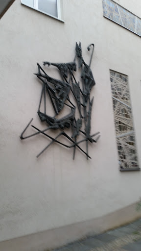 Skulptur An Der Katholischen Hochschule