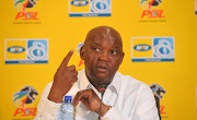 Pitso Mosimane coach of Mamelodi Sundowns during the Mamelodi Sundowns Press Conference on the 23 August 2018 at PSL Offices.