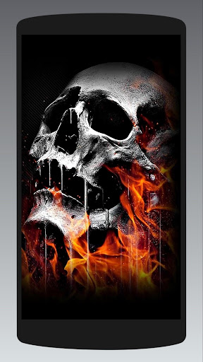 Flame Skull Wallpaper HD 4K - Free