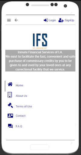 Inmate Financial Services screenshot #0