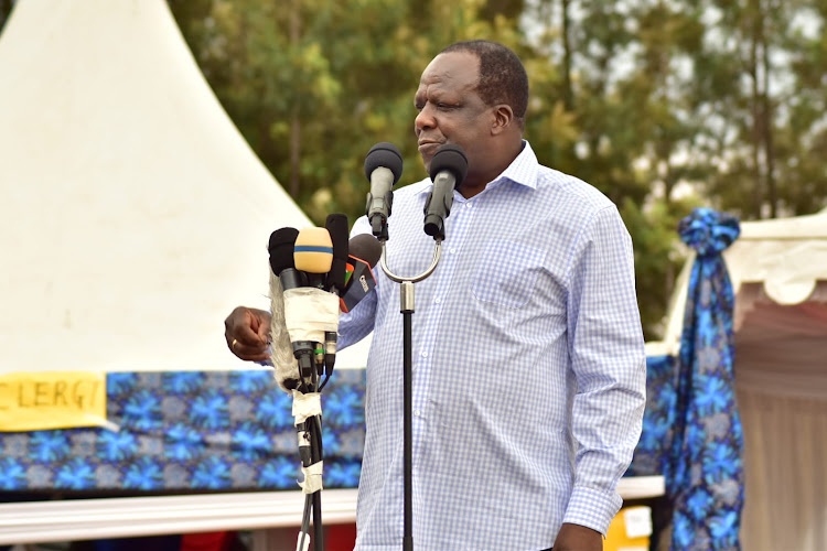 Kakamega Governor Wycliffe Oparanya at a past event.