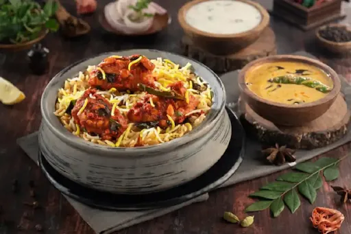 Egg 65 Hyderabadii Biryani Bowl (Serves 1)