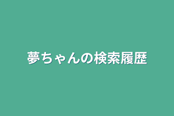 夢ちゃんの検索履歴