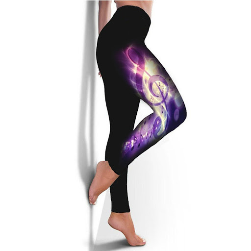 Title 4, Womens Printed Yoga Pants Stylish Sport Leggin...