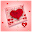 Catchy Red Hearts Keyboard Theme Download on Windows