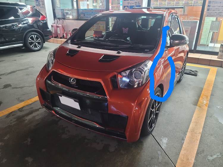 iQのバックシャンな愛車・iQ-R・過去写真・GTウィング・iQに関するカスタム事例の投稿画像4枚目