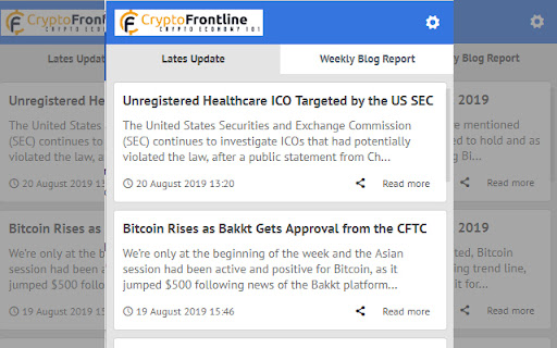 Crypto Frontline - Latest Blog News