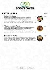 Body Power Cafe menu 8