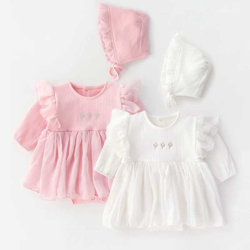 Robe de princesse bébé, moelleuse et adorable. Parfaite pour les fêtes, les photos et les occasions spéciales. Faites briller votre petite fille!
