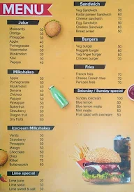 Juice Cycle menu 1
