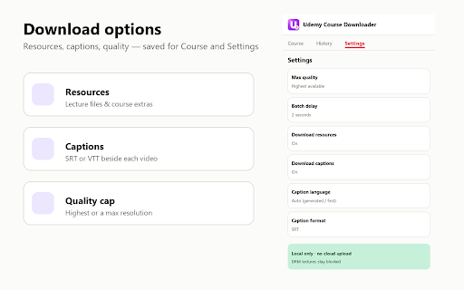 Udemy Course Downloader - Videos & Resources screenshot 2