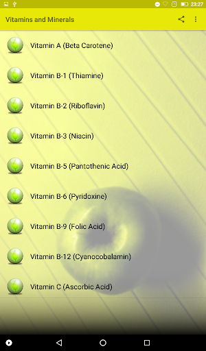 Vitamins and Minerals Guide