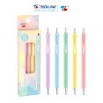 Bút Mực Nước Gel B Màu Pastel Thiên Long Pazto Gel - B015 - Mực Xanh (5 Cây) - Viết Êm Trơn